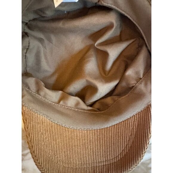 Brown Corduroy Hat Made From 100% Recycled Polyester - Picture 5 of 6